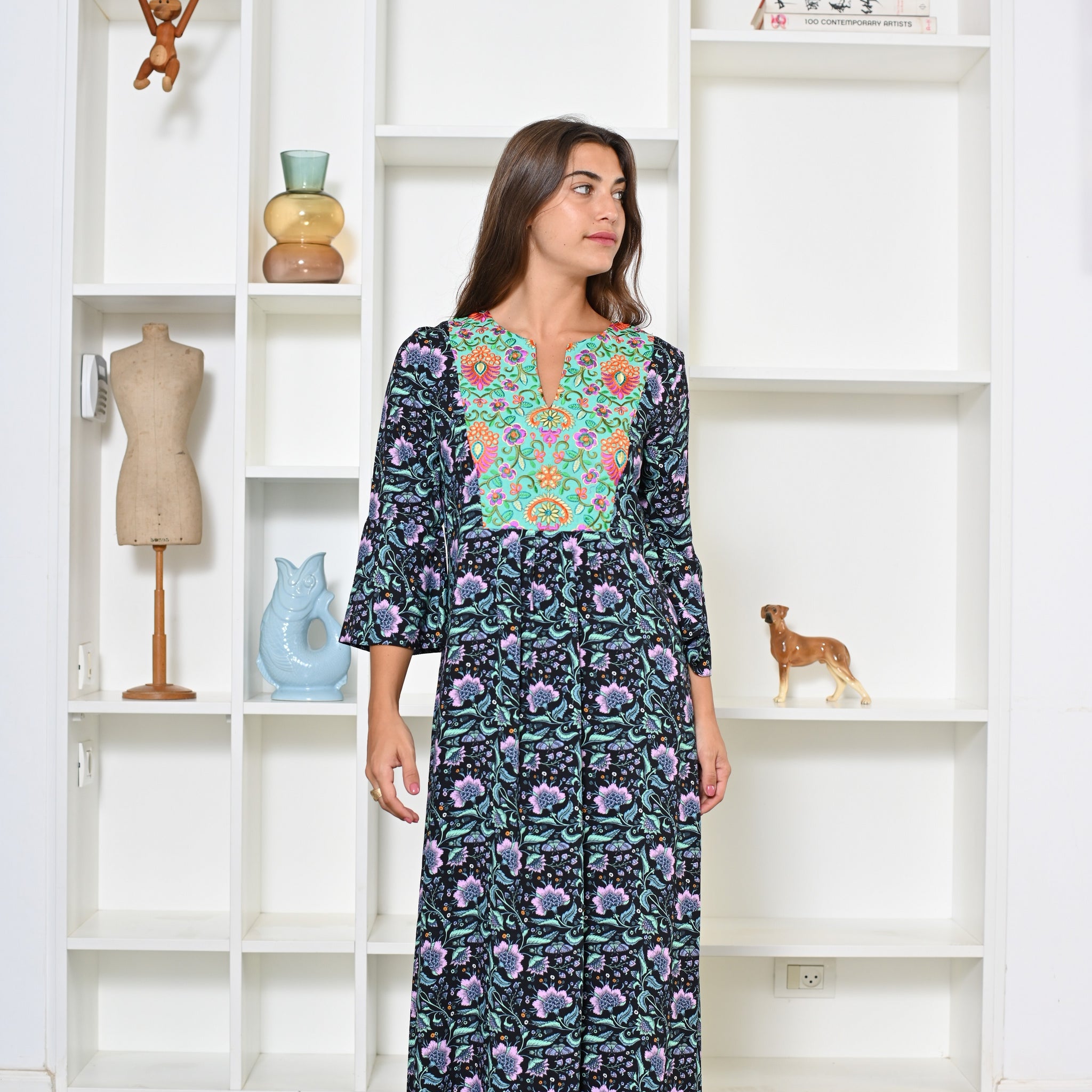 Woodstock Dress - William Morris Lilac