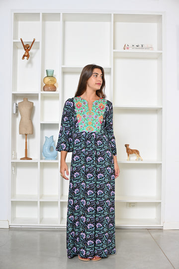 Woodstock Dress - William Morris Lilac