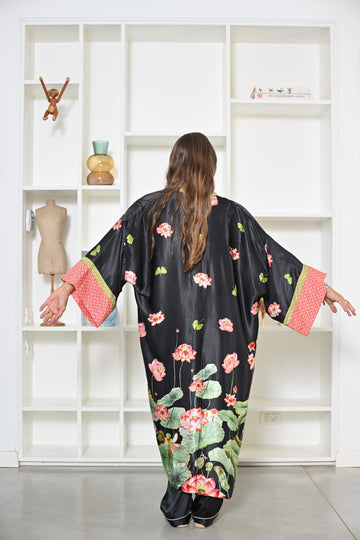 Maxi Kimono - Black Lillies